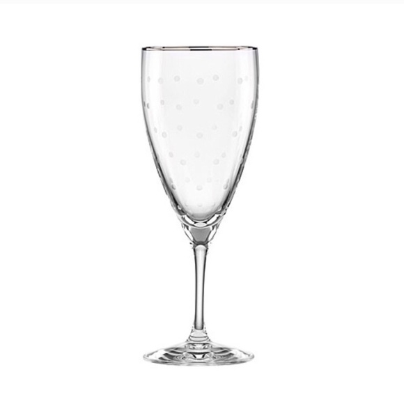 KSNY Larabee Dot Platinum Iced Beverage Glass - Picture 4 of 8